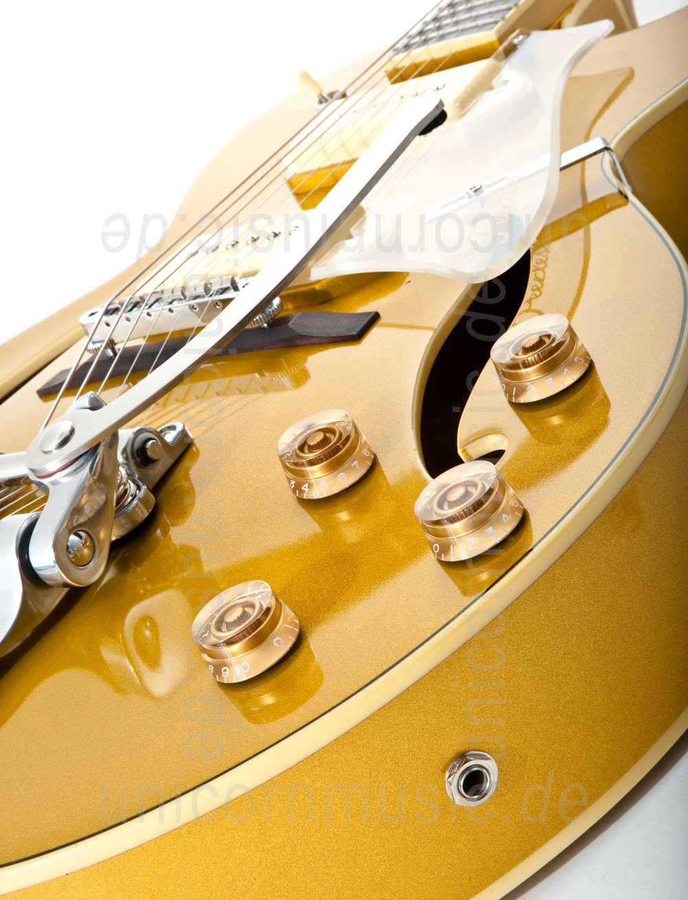 to article description / price Full-Resonance Archtop Jazz Guitar - PEERLESS PEERLESS GIGMASTER SC GOLD + hardcase 