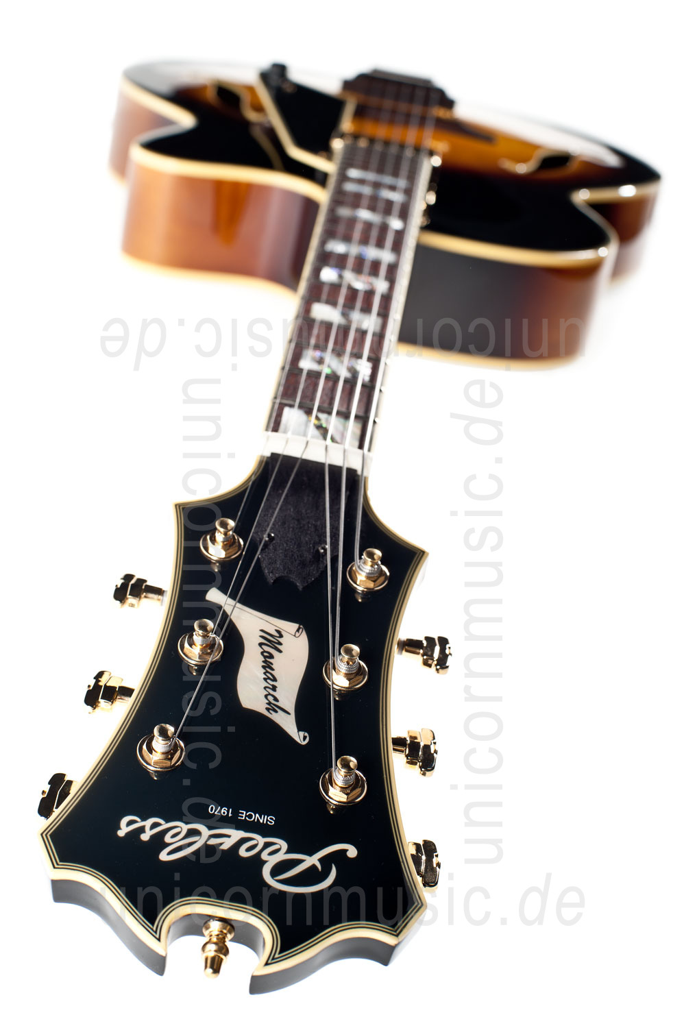 to article description / price Full-Resonance Archtop Jazz Guitar - PEERLESS MONARCH + hardcase - all solid