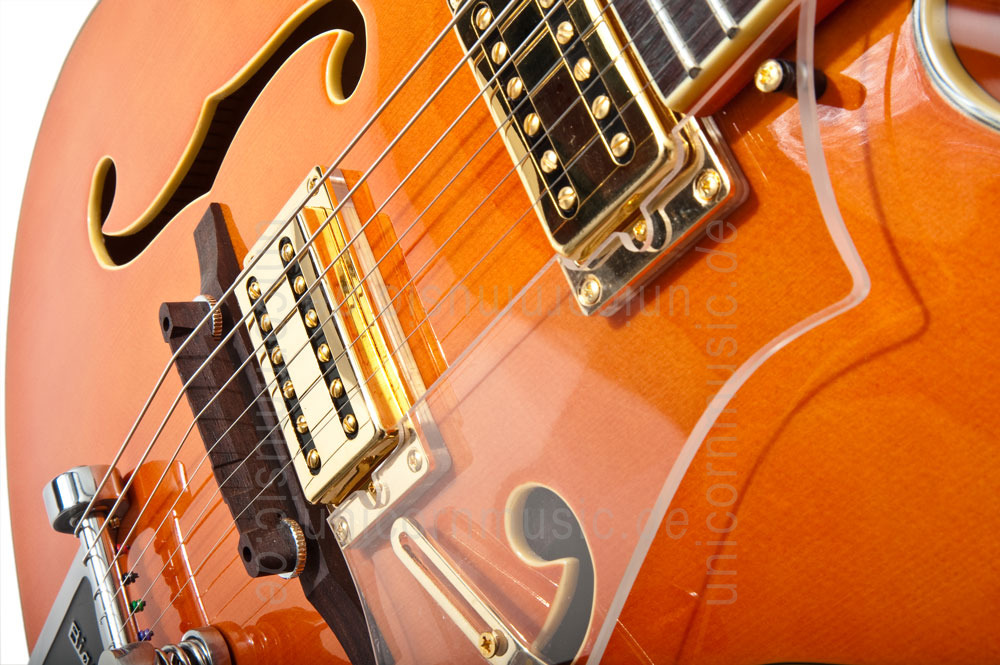 to article description / price Full-Resonance Archtop Jazz Guitar - TONEMASTER PLAYER Orange + hardcase 