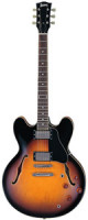 Semi-Resonance Archtop Jazz Guitar BURNY RSA-70-BS Brown Burst + hardcase