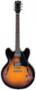 Semi-Resonance Archtop Jazz Guitar BURNY RSA-70-BS Brown Burst + hardcase
