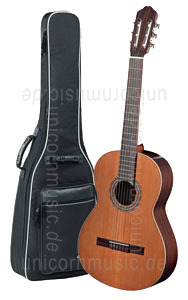 Large view Spanish Classical Guitar 7/8 - VALDEZ MODEL 63 - solid cedar top