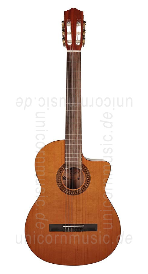 to article description / price Classical Guitar - SALVADOR CORTEZ MODELL CC-22 ce - solid cedar top