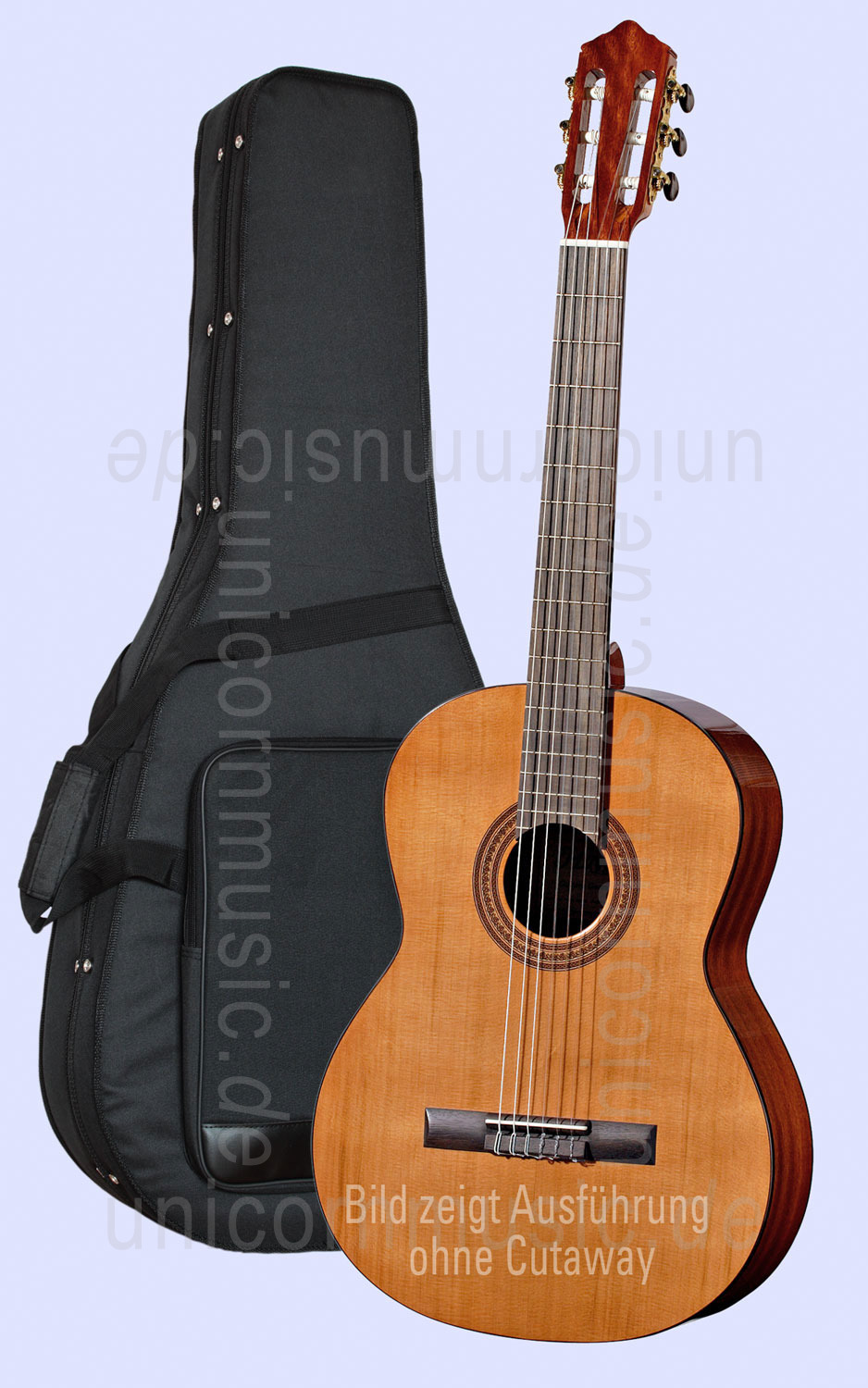 to article description / price German Classical Guitar CAMPS MARBELLA - electro  - cutaway - solid cedar top