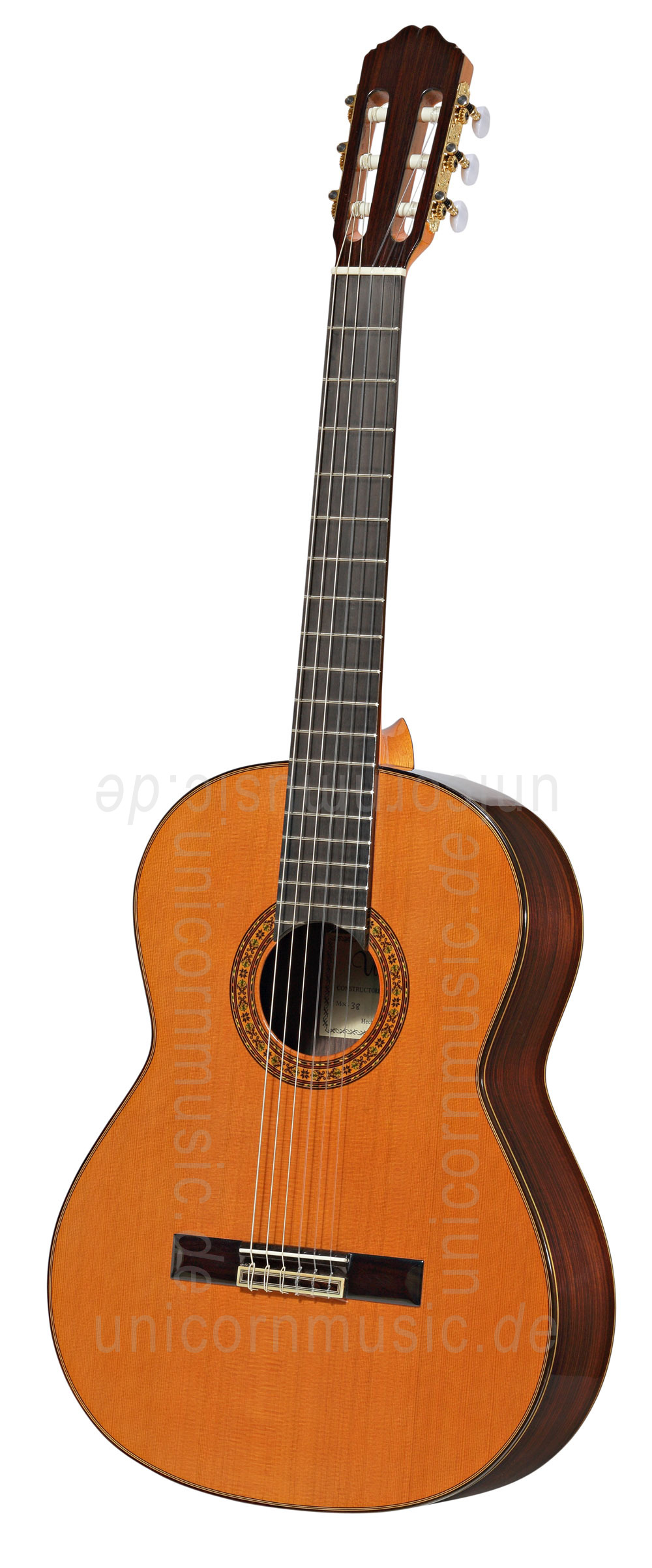 to article description / price Spanish Classical Guitar VALDEZ MODEL 38 C - all solid - cedar top