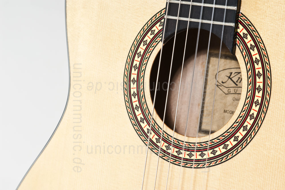 to article description / price Classical Guitar Beginners Set KIRKLAND - laminated spruce top - gigbag + stand + footstool
