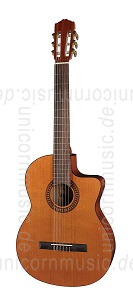 Large view Classical Guitar - SALVADOR CORTEZ MODELL CC-22 ce - solid cedar top