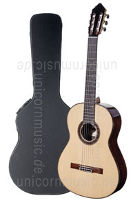Large view Spanish Classical Master Guitar JOSE GONZALEZ LOPEZ spruce - all solid - spruce top  + case