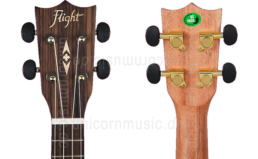 to article description / price Concert Ukulele - FLIGHT DUC 450 - Mango + gigbag