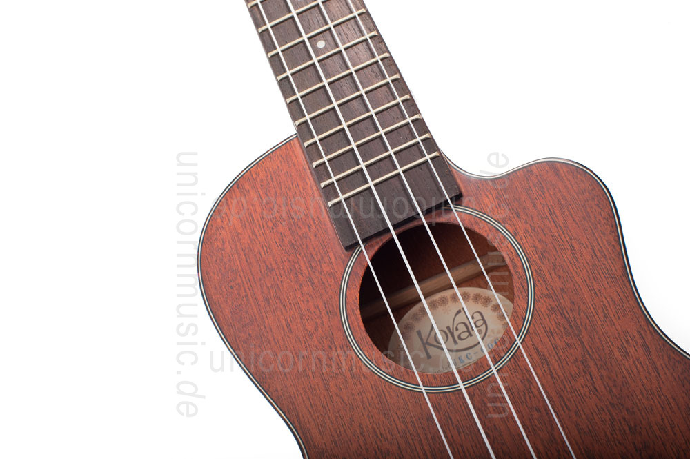 to article description / price Concert Ukulele - KORALA UKC/60 CENT - Pickup - Cutaway - mahogany top