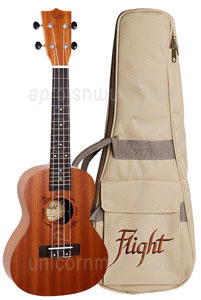 Large view Concert Ukulele - FLIGHT NUC 310 - Sapele Wood + gigbag