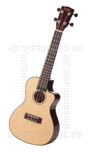 Large view Concert Ukulele - KORALA UKC/70 CENT - Pickup - Cutaway - spruce top