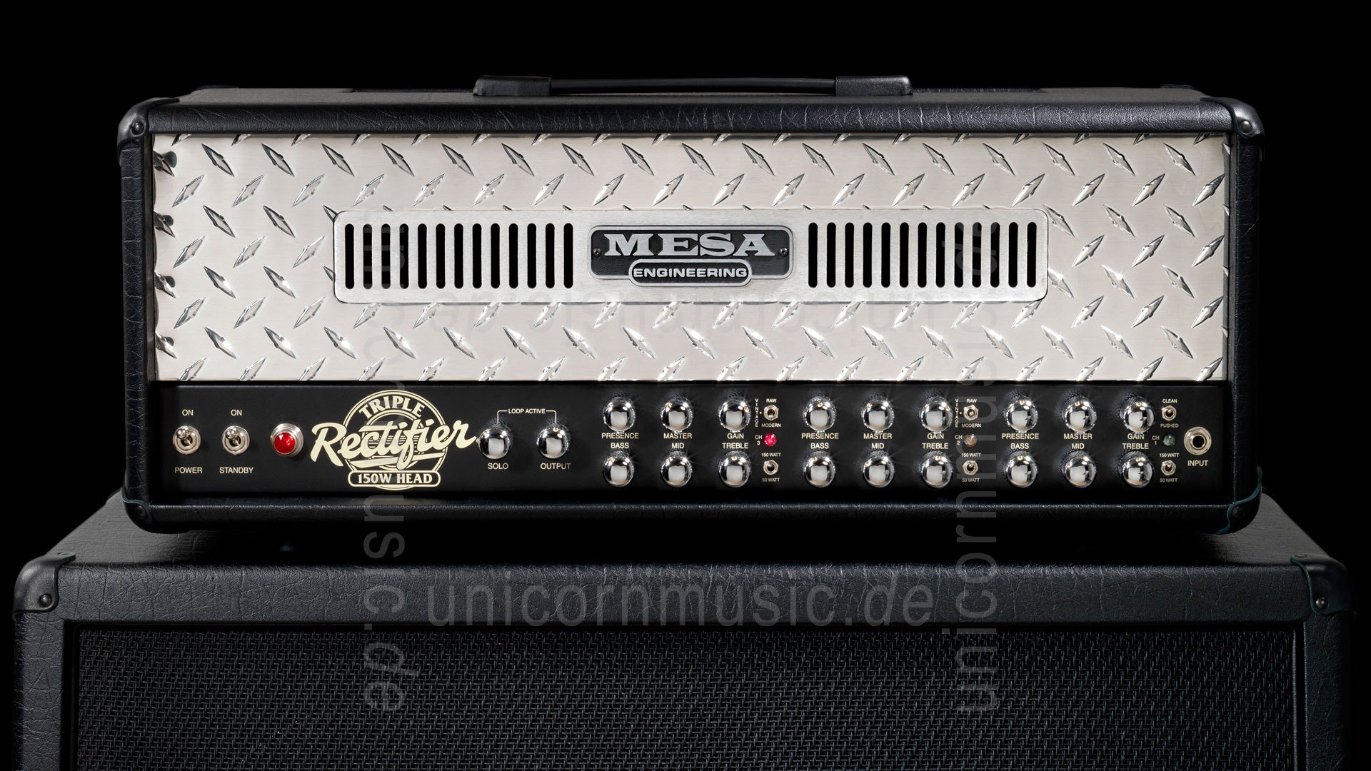 to article description / price Electric Guitar Amplifier - Mesa Boogie Triple Rectifier + 4x12" Oversize Cabinet