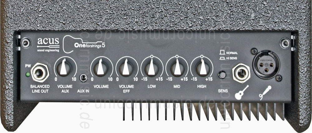 to article description / price Acoustic Amplifier - ACUS ONE 5 Black - 2x channel