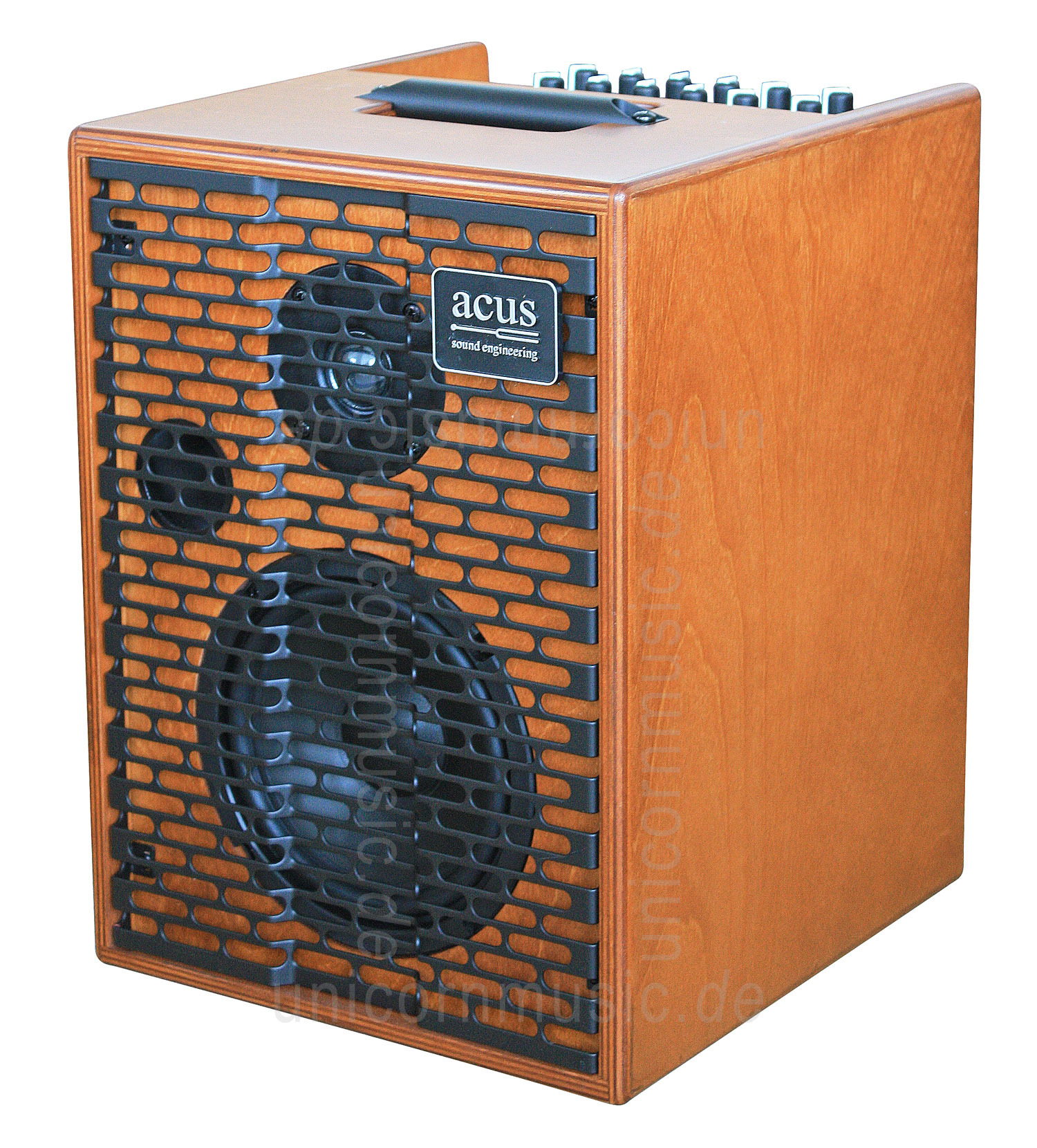 to article description / price Acoustic Amplifier - ACUS ONE FOR STREET wood - 3x channel (2x Instrumental / independently controllable) - integrated battery