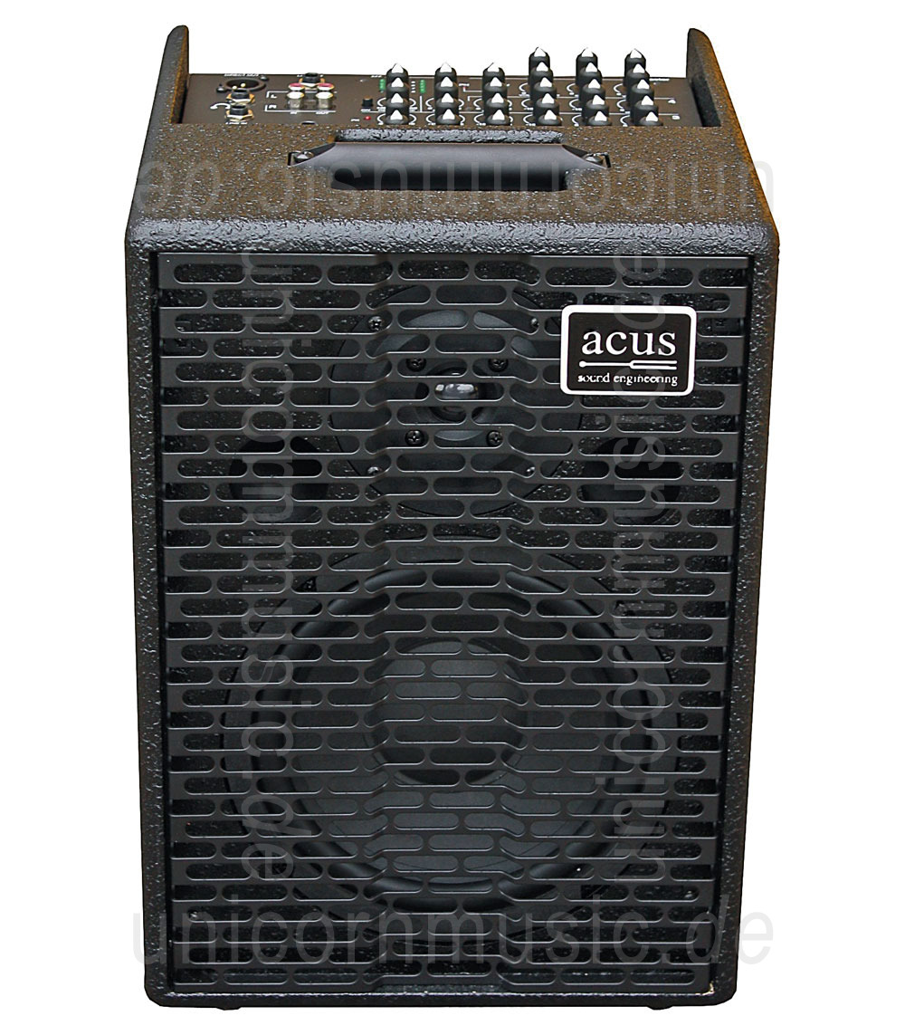 to article description / price Acoustic Amplifier - ACUS ONE 8 Black M2 - 4x channel (3x Instrumental / independently contrallable)