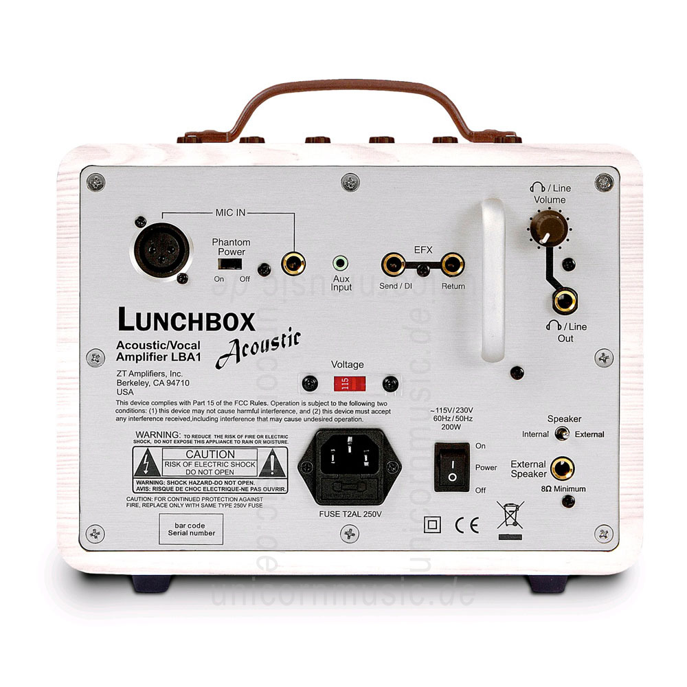 to article description / price Acoustic Amplifier - ZT AMPLIFIERS LUNCHBOX ACOUSTIC - Combo