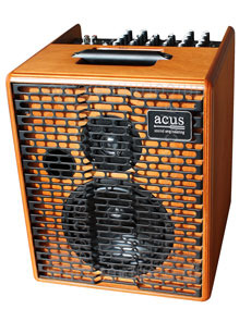 Large view Acoustic Amplifier - ACUS ONE 6T Wood - 4x channel (3x instrumental / independently controllable)