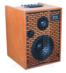 Large view Acoustic Amplifier - ACUS ONE FOR STREET wood - 3x channel (2x Instrumental / independently controllable) - integrated battery