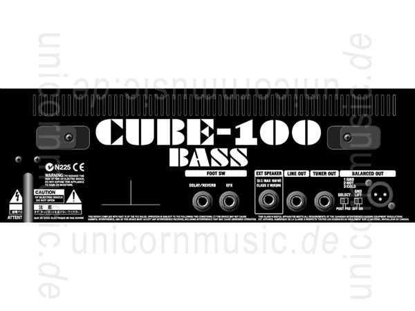 to article description / price Bass Amplifier ROLAND CUBE CB100 - Bass Combo