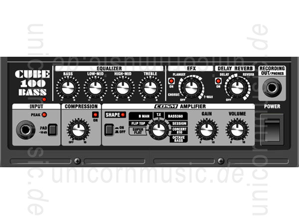to article description / price Bass Amplifier ROLAND CUBE CB100 - Bass Combo