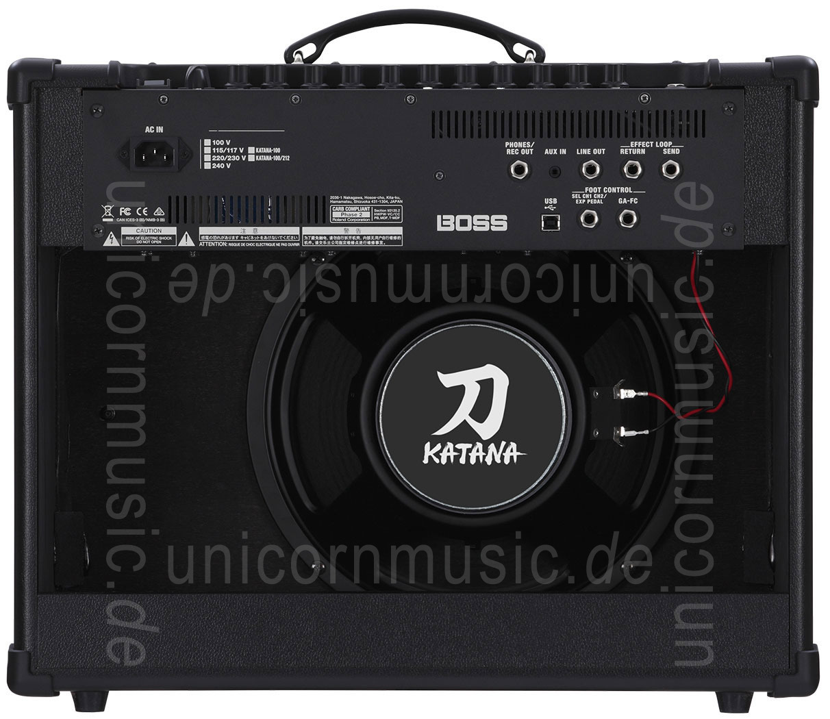 to article description / price Electric Guitar Amplifier ROLAND BOSS KATANA 100 - Combo