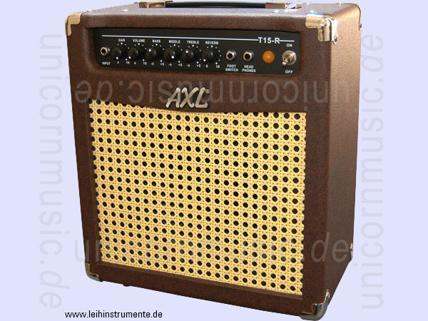 to article description / price Electric Guitar Tube-Amplifier AXL T15R - Combo