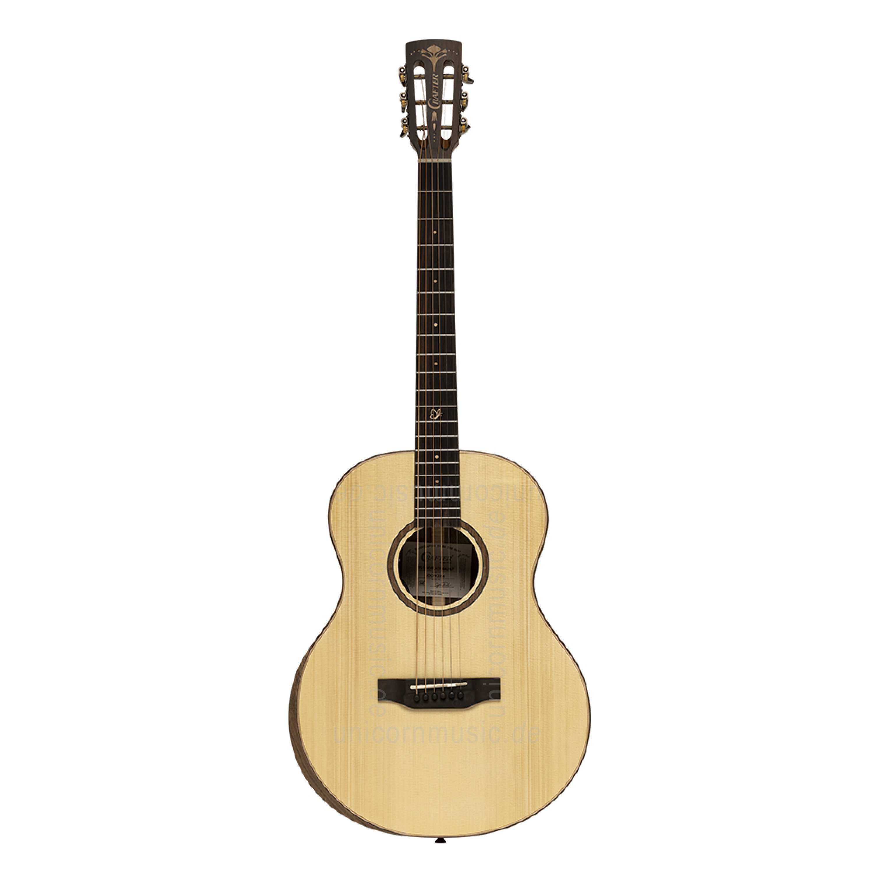 to article description / price Acoustic Guitar - CRAFTER BIG MINO BK WLN - solid mahogany top