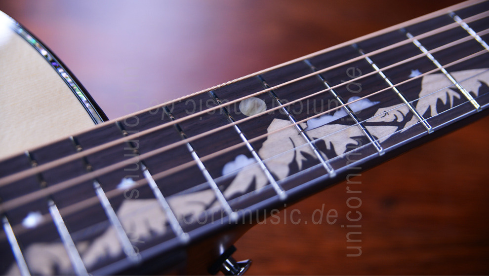 to article description / price Acoustic Guitar - CRAFTER G-1000ce - Moon Landscape - Grand Auditorium - solid spruce top