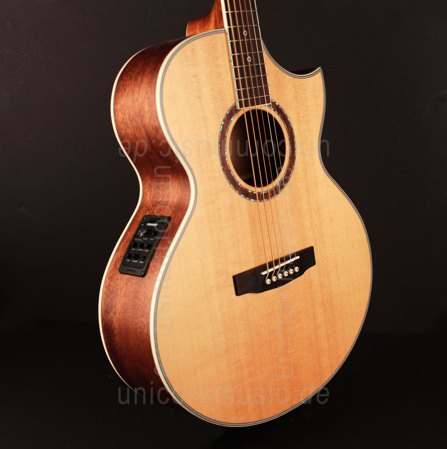to article description / price Acoustic Guitar CORT NDX Baritone - Fishman Pickup - solid spruce top