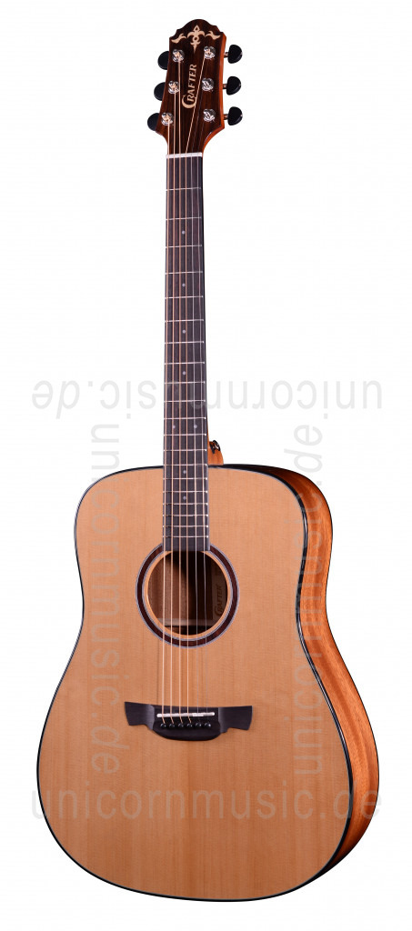 to article description / price Acoustic Guitar - CRAFTER Able D630 N - Dreadnought - solid cedar top