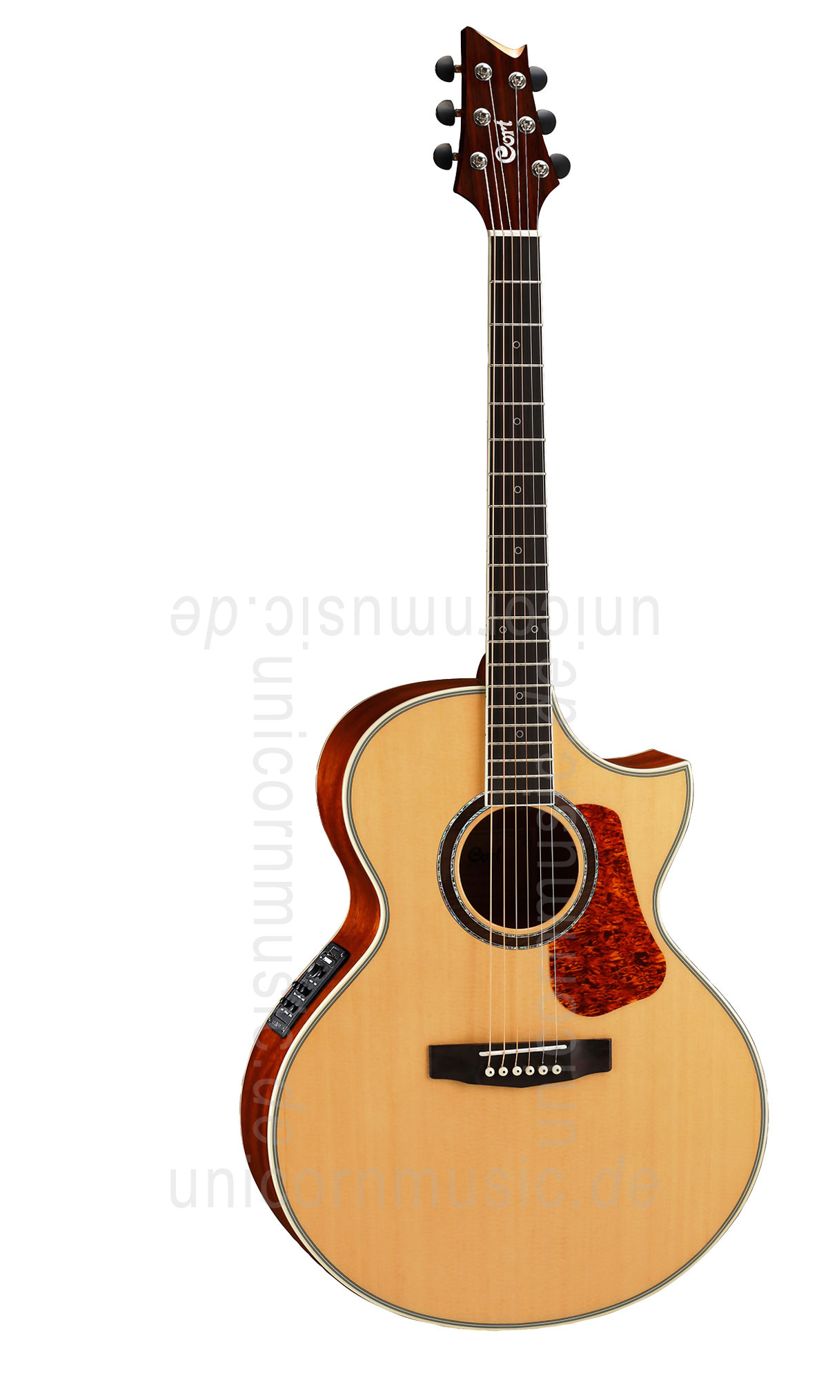 to article description / price Acoustic Guitar CORT NDX Baritone - Fishman Pickup - solid spruce top