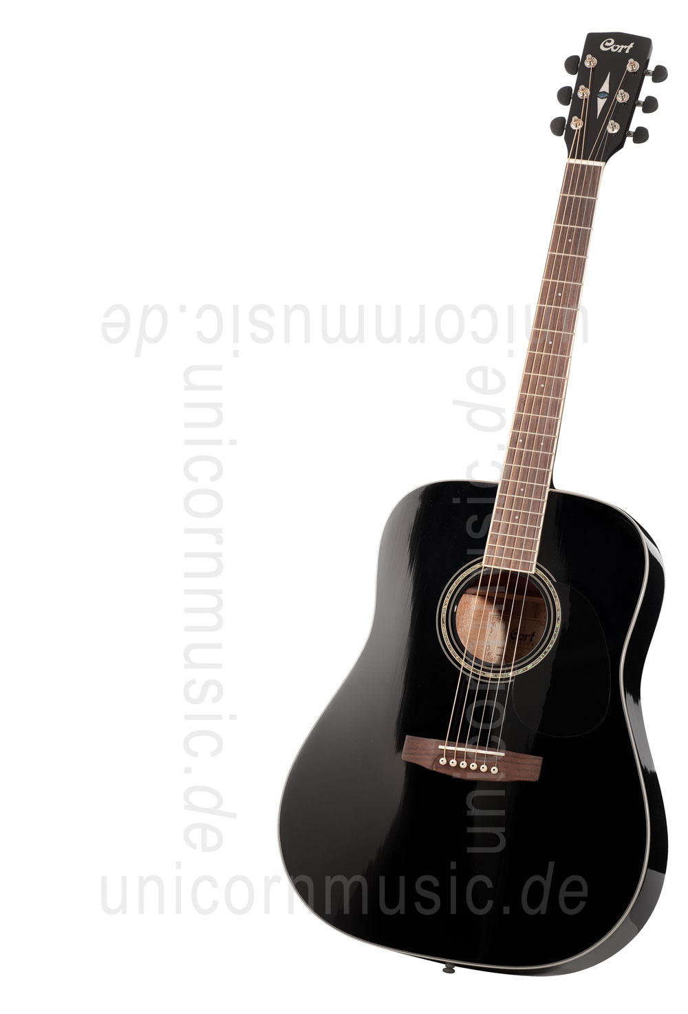to article description / price Acoustic Guitar CORT EARTH 100 BK - Dreadnought - solid spruce top