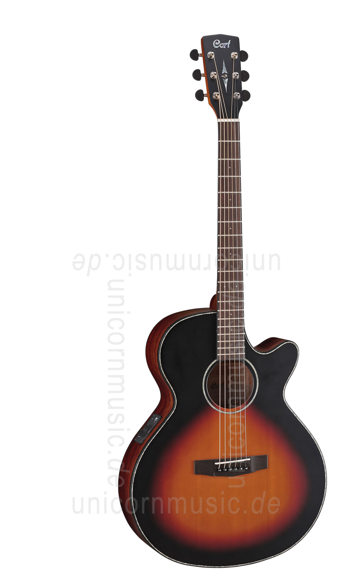 to article description / price Acoustic Guitar CORT SFX E 3TSS - Super Folk - Pickup - Cutaway - solid spruce top