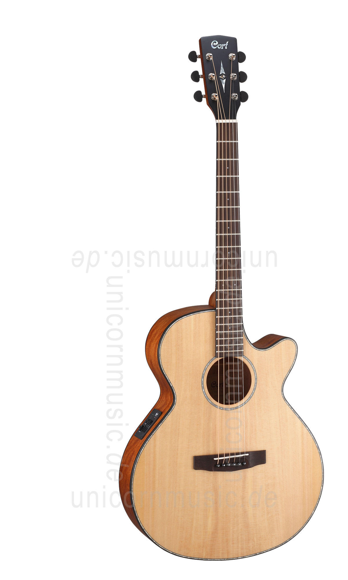 to article description / price Acoustic Guitar CORT SFX E NS - Super Folk - Pickup - Cutaway - solid spruce top
