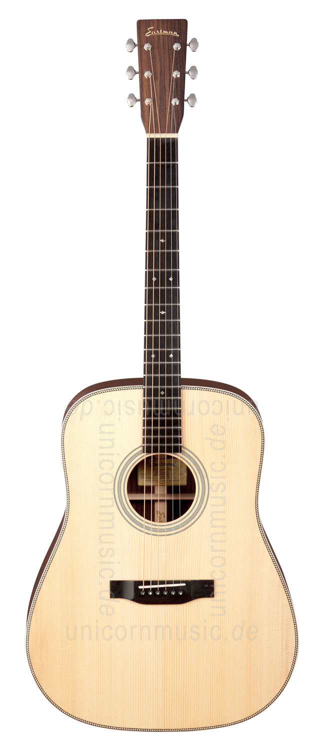to article description / price Acoustic Guitar EASTMAN E20-D - Dreadnought Model - Adirondack spruce top - all solid + hardcase
