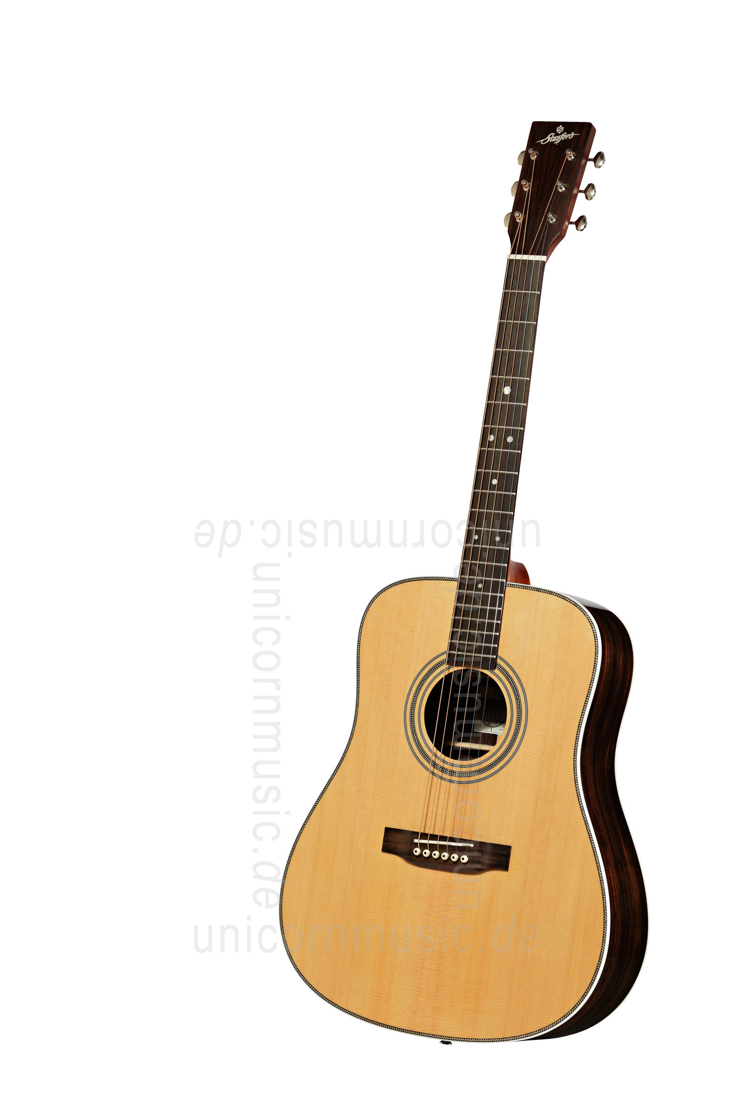 to article description / price Acoustic Guitar STANFORD DEJA VU SERIES DRUNKEN DADDY 28 - Dreadnought - solid top + back