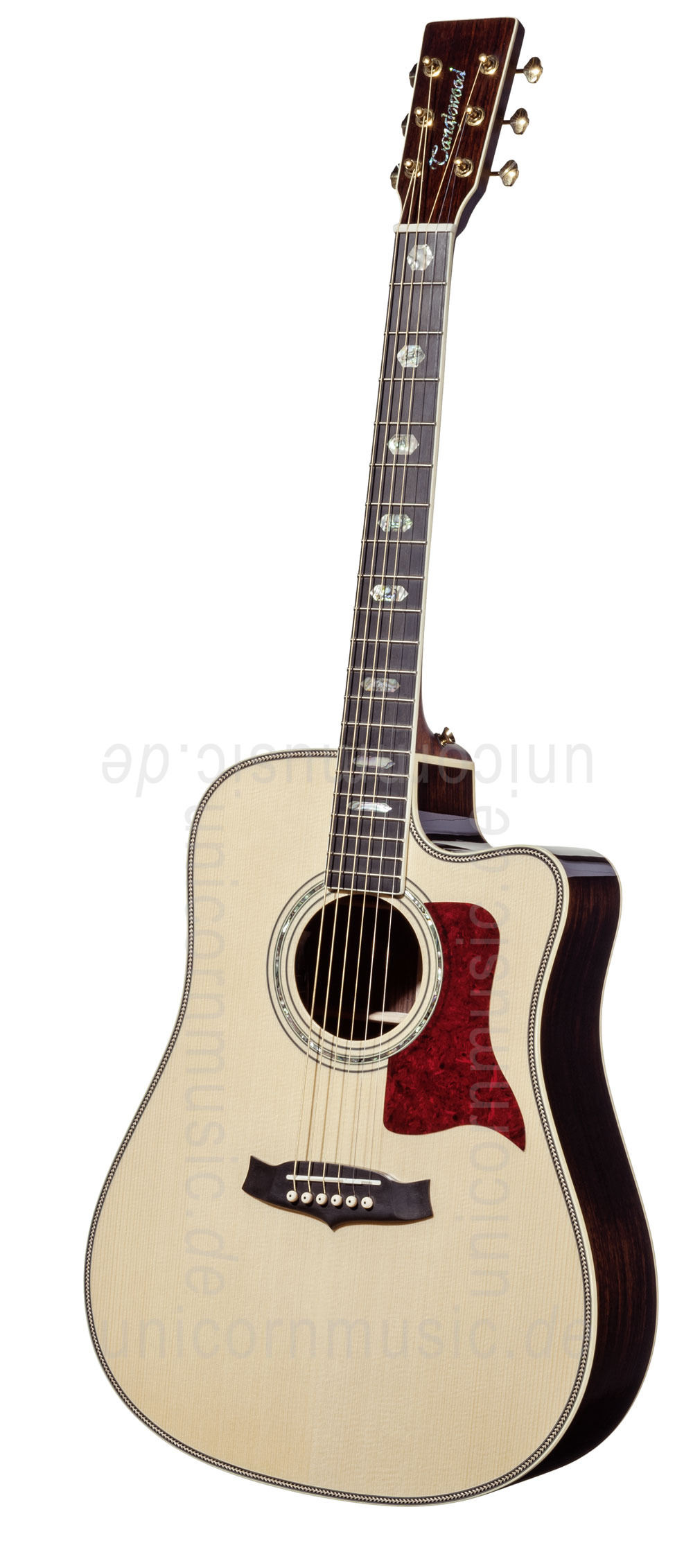 to article description / price Acoustic Guitar TANGLEWOOD TW1000/H SRC E - Heritage Series - Fishman Presys Blend - Cutaway - all solid + hardcase