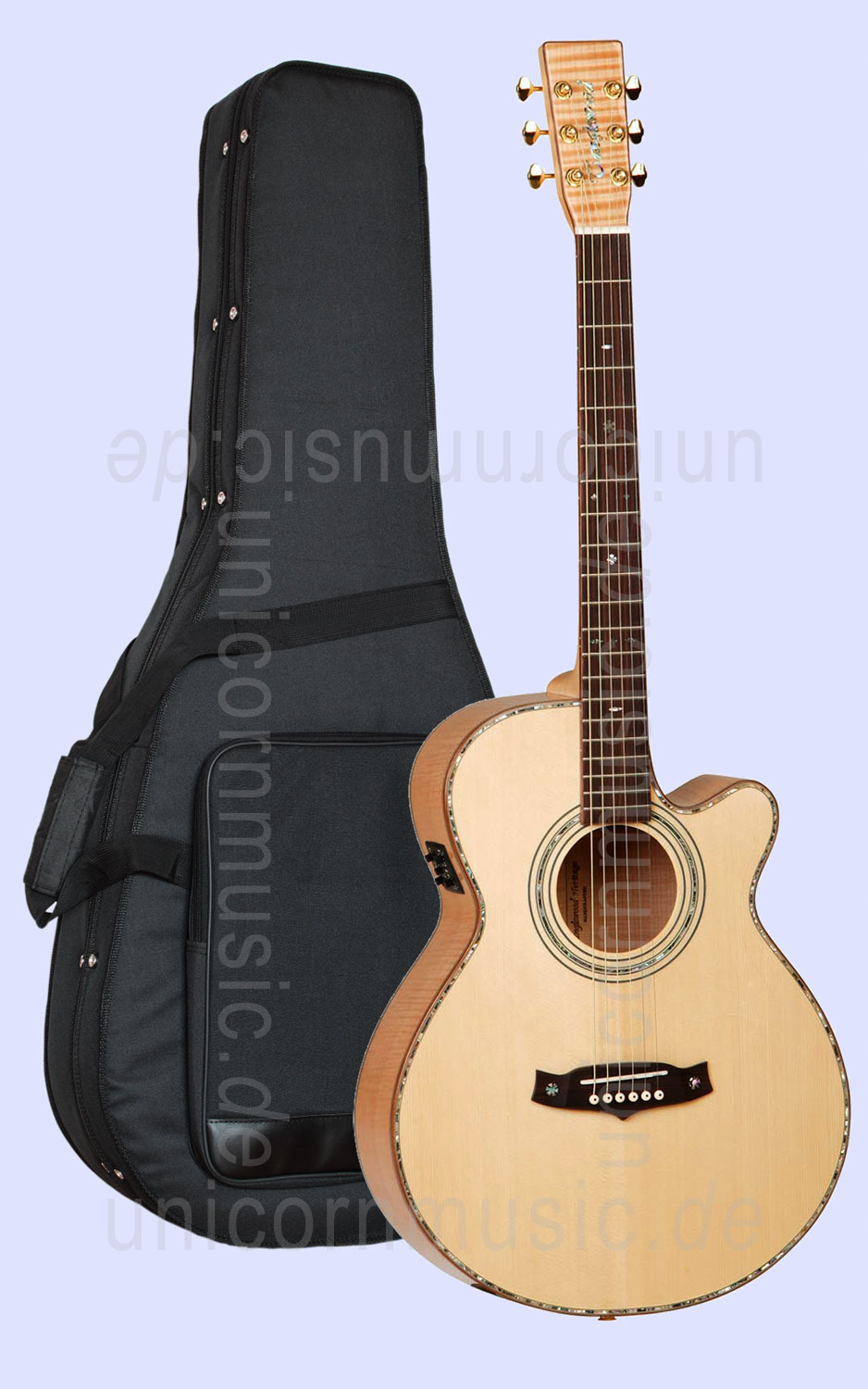 to article description / price Acoustic Guitar TANGLEWOOD TW46-FMP-B - Sundance Series - B-Band - Super Folk - Electro Cutaway - solid top