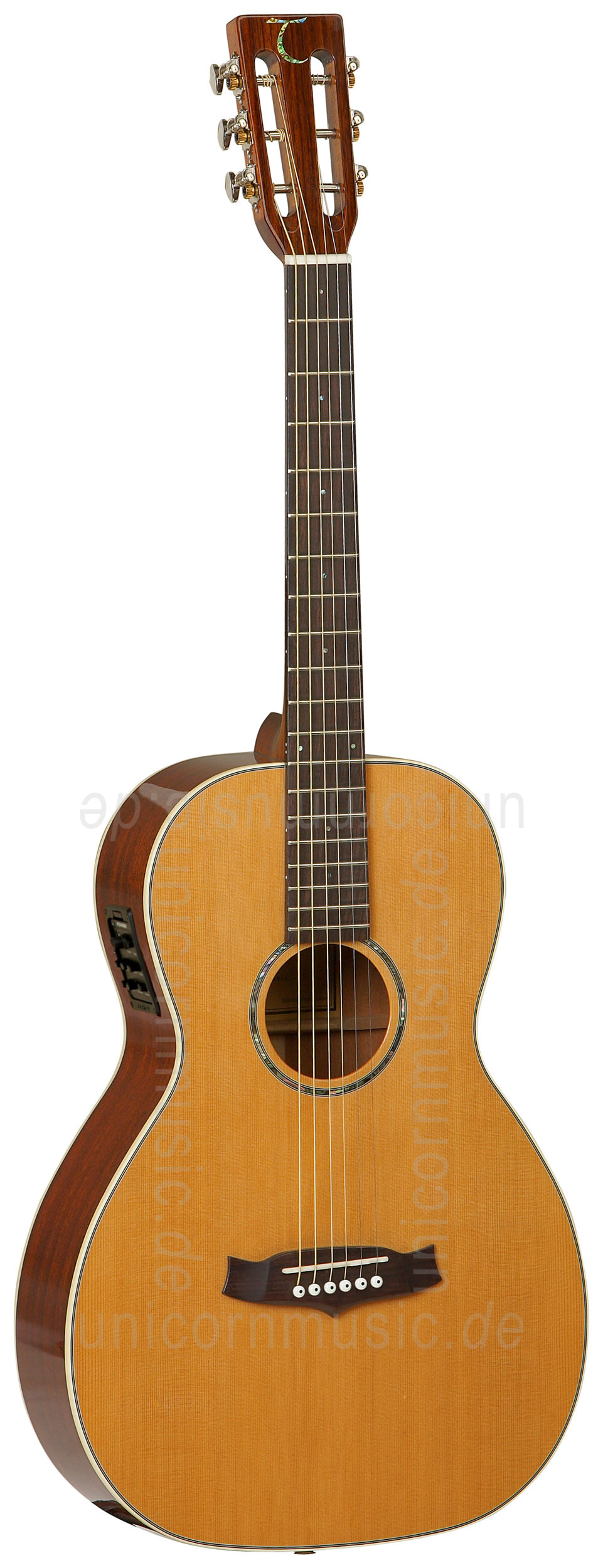 to article description / price Acoustic Guitar TANGLEWOOD TW73  E PRO SPEC WIDE NECK - Fishman Presys Plus EQ - Parlour Style - Sundance Series - solid top + back