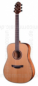 Large view Acoustic Guitar - CRAFTER Able D630 N - Dreadnought - solid cedar top