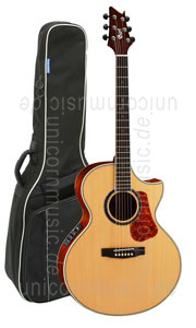 Large view Acoustic Guitar CORT NDX Baritone - Fishman Pickup - solid spruce top