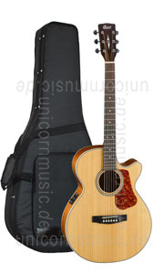 Large view Acoustic Guitar Cort LUCE 100F NS - Super Folk - Pickup - Cutaway - solid spruce top