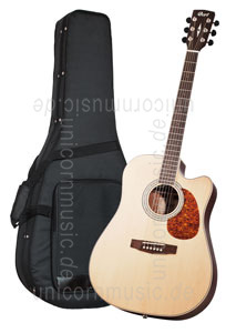 Large view Acoustic Guitar CORT MR 710-F NS - Dreadnought - Fishman - Cutaway - solid spruce top
