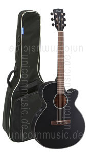 Large view Acoustic Guitar CORT SFX E BS - Super Folk - Pickup - Cutaway - solid spruce top