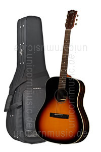 Large view Acoustic Guitar STANFORD DEJA VU SERIES DJ45 VB - Dreadnought - solid top + back