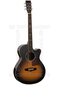 Large view Acoustic Guitar TANGLEWOOD TW45R VSE - Sundance Reserve Series - LR Baggs Stage Pro Element - Super Folk - Cutaway - all solid