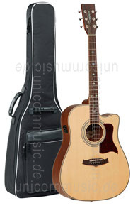 Large view Acoustic Guitar TANGLEWOOD TW115/AS - Premier Series - Dreadnought - solid top + back