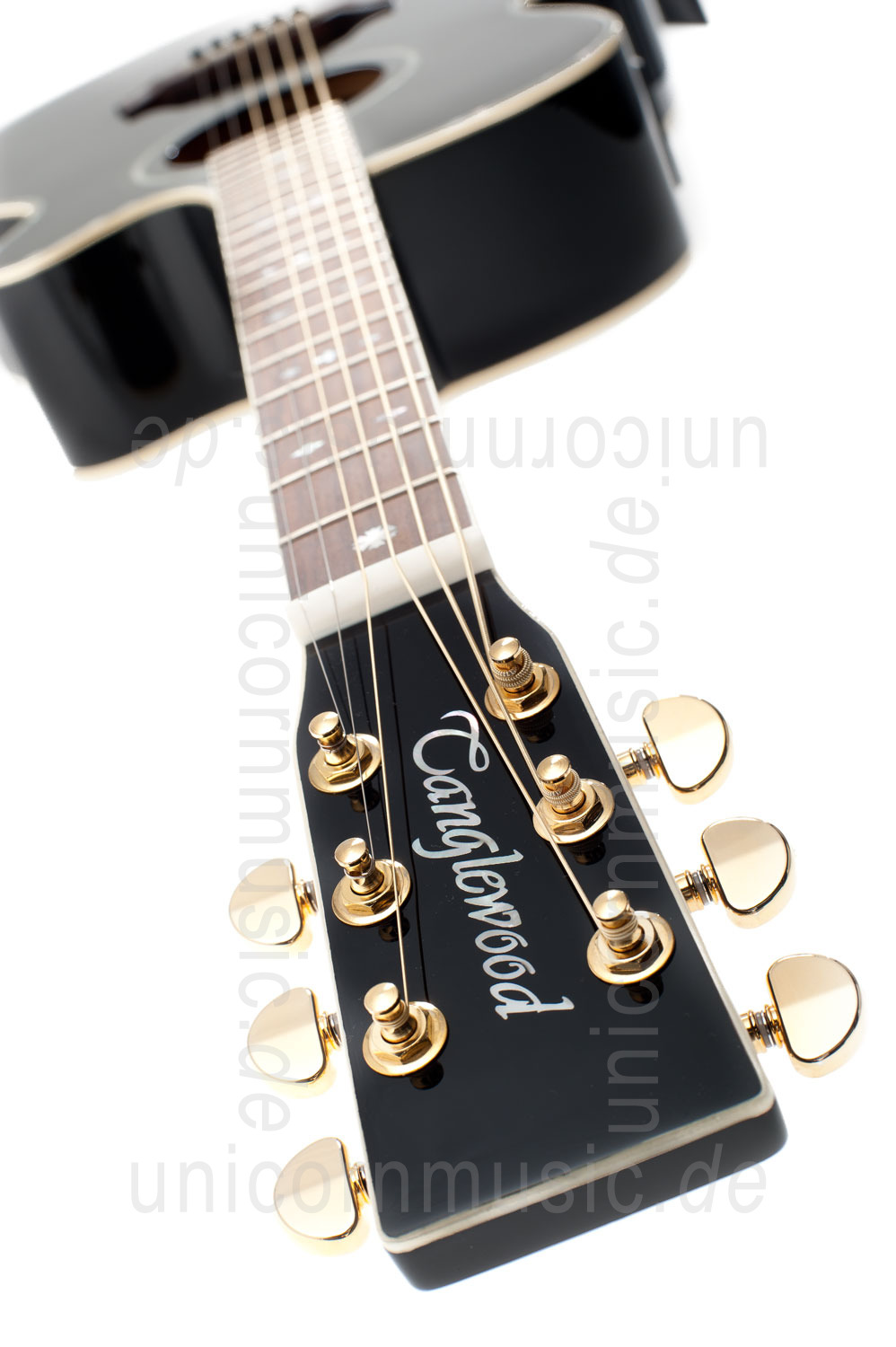 to article description / price Acoustic Guitar TANGLEWOOD TW49/BK DLX E - Sundance Series - Fishman Presys Plus EQ - Super Folk - Cutaway - solid top + back