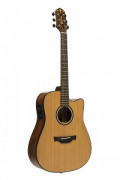 Acoustic Guitar - CRAFTER Able D630CE N - Dreadnought - solid cedar top